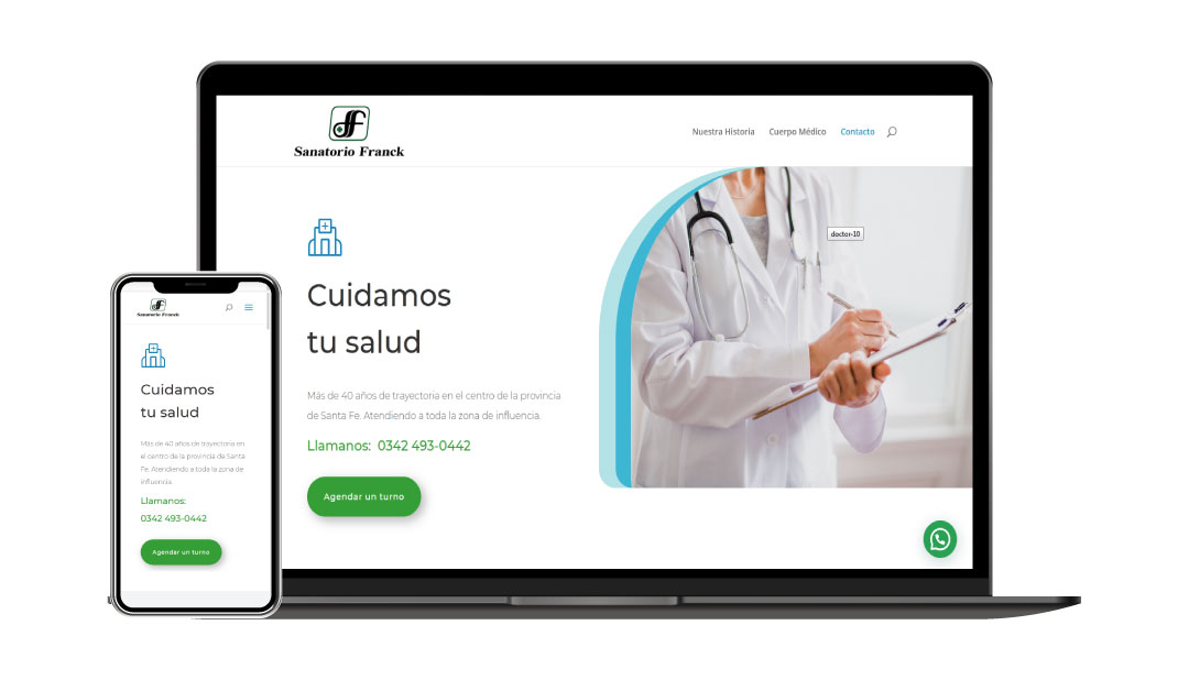 mockup sanatorio franck